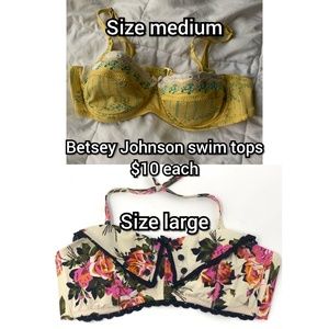 Betsey Johnson swim bikini top